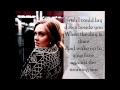 ADELE - hiding my heart away -lyrics-