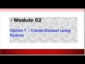 module 2 Data science training Create Dataset using Python for beginners Zero to Hero