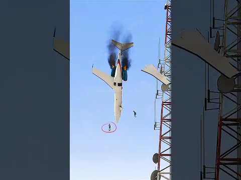 Luckily two pilots escaped from a plane crash