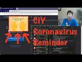Creating a CORONAVIRUS Reminder System Using Python