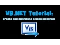 VB NET Tutorial Create a basic program and allow users to download it Visual Basic 2010 Express
