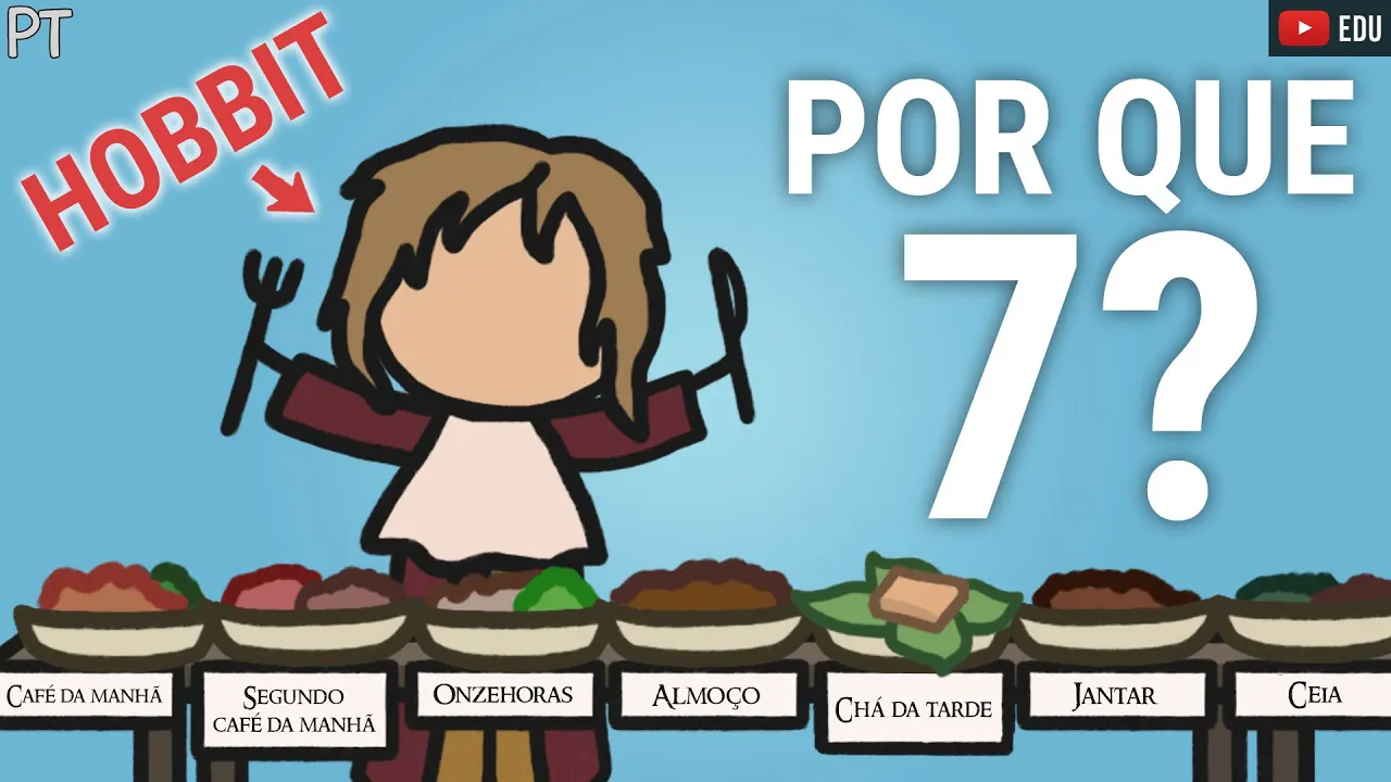 Por que hobbits precisam comer sete vezes ao dia