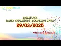SkillRack Daily Challenge Java Solution 2025
