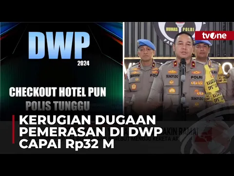 Konferensi Pers soal 18 Oknum Polisi Peras WNA Malaysia Penonton Konser DWP