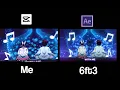 Capcut VS After effects Remake 6ft3 Capcut edit
