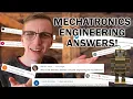 Mechatronics Engineering Q A Your Questions Answered