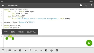 Qpython tutorial - 42 OOP Inheritance