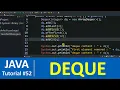 Java Tutorial - Java Deque Interface with Examples Collections