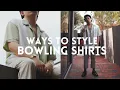 Ways To Style Vintage Bowling Shirts 3 Outfits