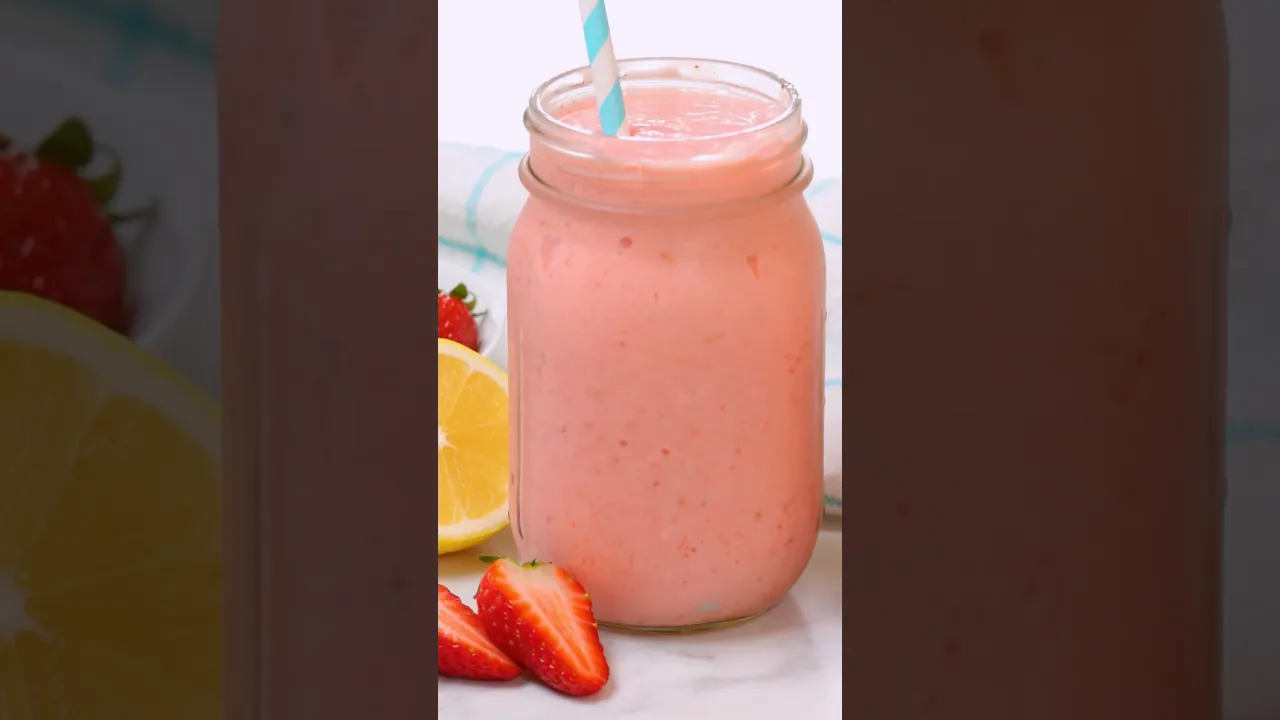 Frozen Strawberry Lemonade Recipe   #shorts