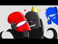 I love you meme (Black X Red) Among Us Animation lazy.