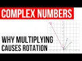 Why does complex number multiplication cause rotation