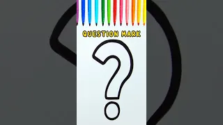 Question Mark Drawing and Coloring