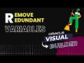 How to remove redundant variables in Oracle Visual Builder VBCS delete variables
