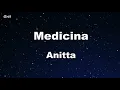Medicina - Anitta Karaoke 【No Guide Melody】 Instrumental