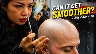 Can a Head Shave Get Any Smoother Than This? 😮‍💨🪒 | ASMR