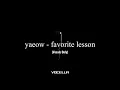 Download Lagu yaeow - favorite lesson (Acapella/Vocals Only)