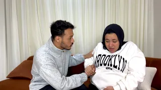 بعد غياب طويل اول ظهور لينا عملت في احمد مقلب الطلق والولاده 