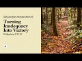 Turning Inadequacy Into Victory - Daily Devotional