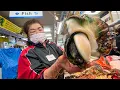 Giant GREEN ALIEN Shell Sashimi EXOTIC SEAFOOD in Okinawa Japan
