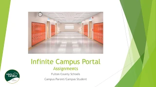 FCS Campus Parent Portal Student Assignments view options