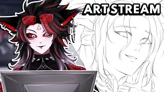 【 🔴 LIVE 】KAINE LORE YAP WHILE SOMETIMES DRAWING