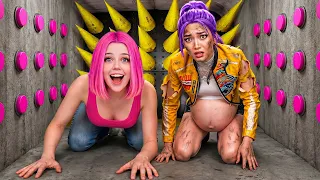 24 часа в бункере БЕРЕМЕННЫХ KPOP DEMON HUNTERS