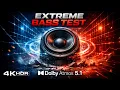 DOLBY 5 1 SURROUND SUBWOOFER BASS TEST EXTREME HIGH BASS TEST SOUND CHECK 4K R