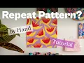 How to Make a Repeat Pattern by Hand Create a Pattern Tile Seamless Pattern Making Repeats