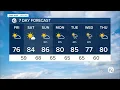 Warmer weekend ahead