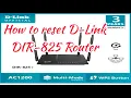 How to reset D-Link DIR-825 Router