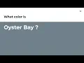 Oyster Bay color hex color - Grey color