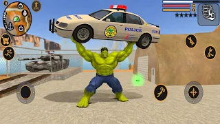 Hulk Plays in Vegas Crime Simulator vs All Police New Update New Character Coming Soon