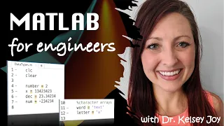 MATLAB Data Types numbers and character arrays for Beginners