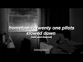 hometown slowed down twenty one pilots (sad part)[loop]