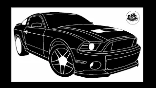 Python Turtle Graphics - 4 Car Art by Code