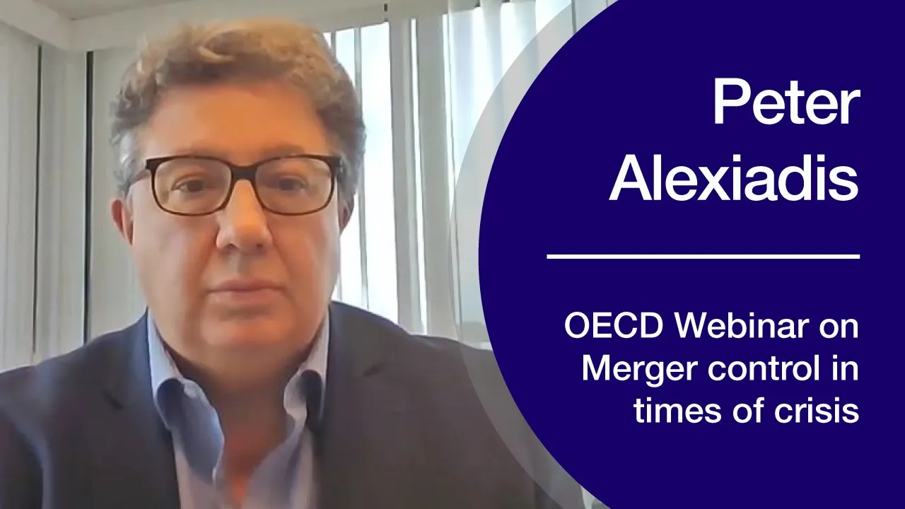 Peter Alexiadis on merger control in times of crisis