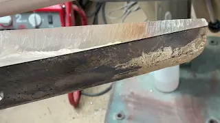 23 April 2023  Mostly about drilling 2 holes in the keel