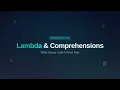 Lambda Functions Python Comprehensions Python Mastery