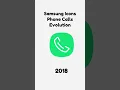 Samsung IconsPhone CallsEvolution #samsung #icons #call #evolution #tech #journey #android