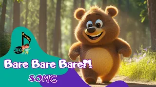 A Bear Went Out So Bare Bare Bare 🐻 | Funny Homophone Song for Kids | Super Simple Songs Style