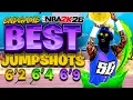BEST JUMPSHOTS FOR ALL BUILDS 3PT RATINGS in NBA 2K26 BEST SHOOTING TIPS FASTEST JUMPSHOT 2K26
