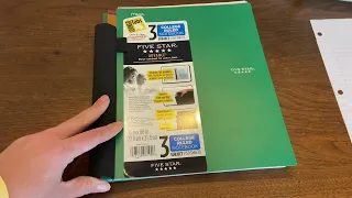 Five Star 3 Subject Notebook Mead
