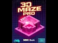 3D Maze Pro - Free MSX game developed with default Basic no machine code