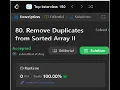 80 Remove Duplicates from Sorted Array - 2 LeetCode Top 150 LogicBytesbyAK JAVA