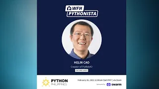 WFH Pythonista Ep w Helin Cao creator of PyWebIO