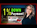 Buying a Home with the Rocket Mortgage Program Just a 1 Down Payment