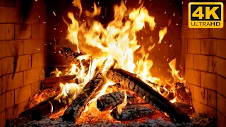 Cozy Log Cabin Fireplace 12 Hours With Tranquil Fire Sounds And Evening Warmth For Resting Mind 