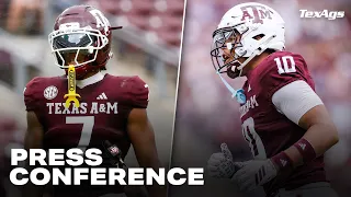 Press Conference Isaiah Horton Marco Jones speak to the media
