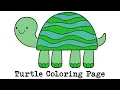 TURTLE - Coloring Pages For Kids